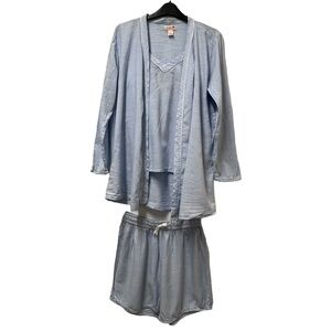 Japna Lounge 3 Piece Pajama Set Women’s Size S/M